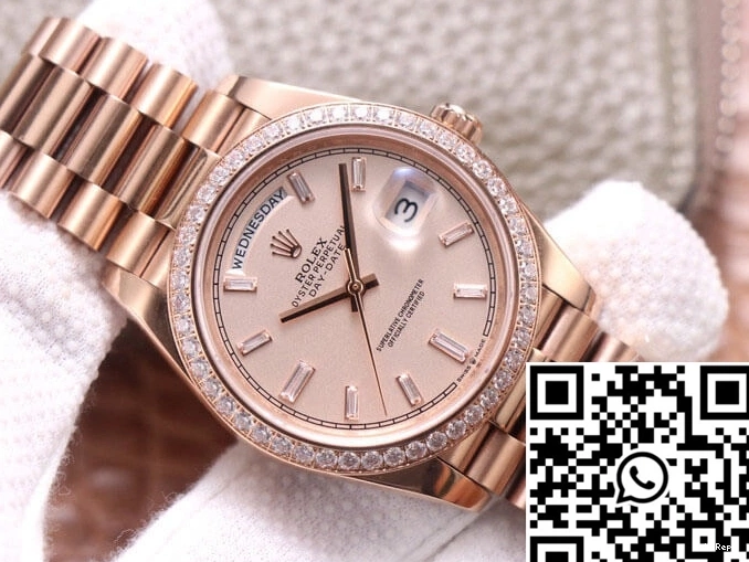 Dial Factory M228345RBR-0007 Diamond Sundust EW Rolex Day-Date 0310